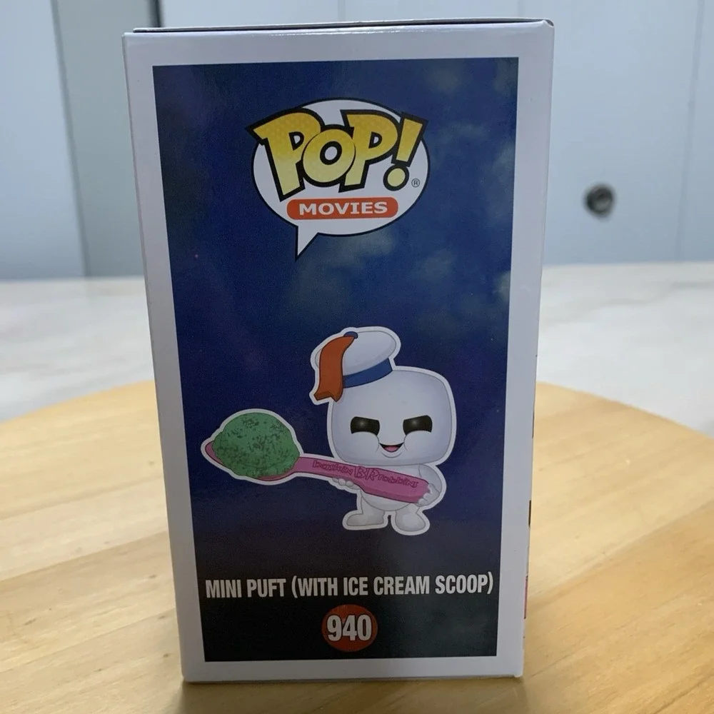 Funko Pop! Ghostbusters Afterlife Mini Puft Ice Cream Scoop BR #940 Vinyl Figure